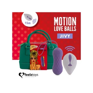 Motion Love Balls Jivy de FeelzToys sont des boules de geisha vibrantes et télécommandées qui vous procureront un plaisir intense.