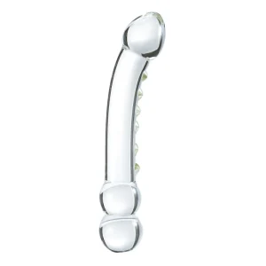 Ce dildo transparent, idéale pour de nouvelles sensations , est de d’un diamètre de 3.5 cm et d’une longueur de 19.5 cm.